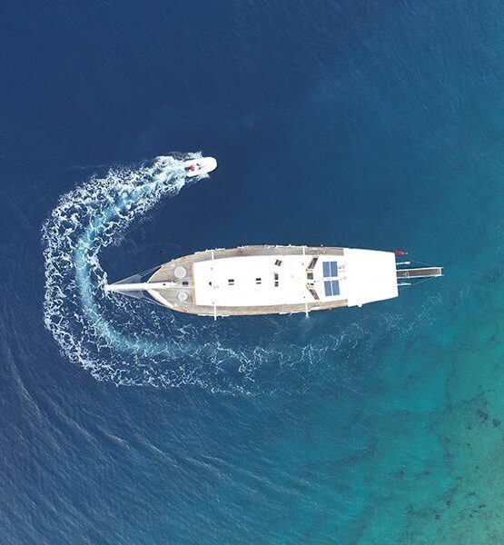 Gulet Odyssey sailing in Bodrum Turkey