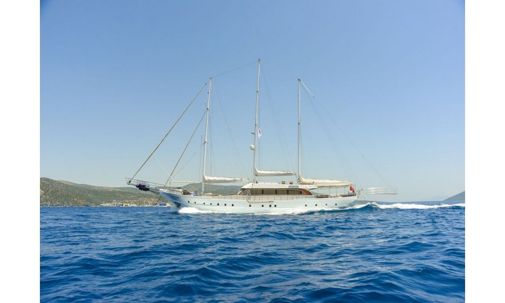 Luxury Gulet Bella Mare cruising the Mediterranean