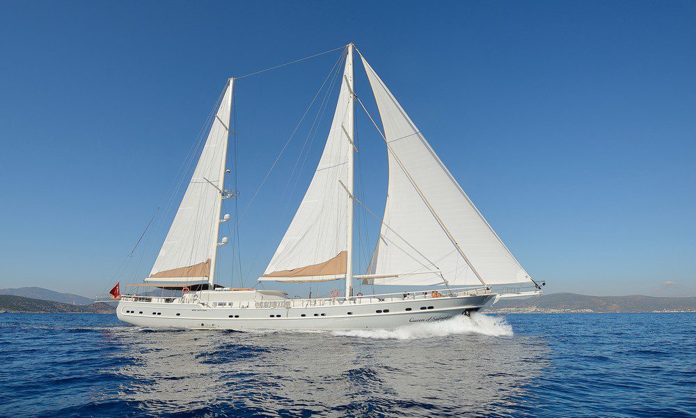Ultra Luxury Gulet Queen Of Salmakis With Three Sails - Luna Yachting