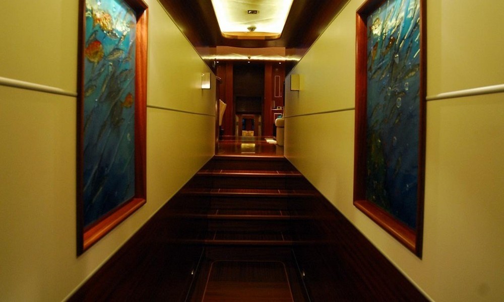 Inside of the Carpe Diem IV - Luxurious Motor Sailing Yacht- Luna Yacht Charter