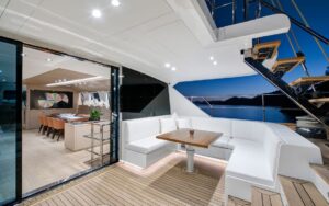 gulet atlantika deck - yacht charter Greece with crewed