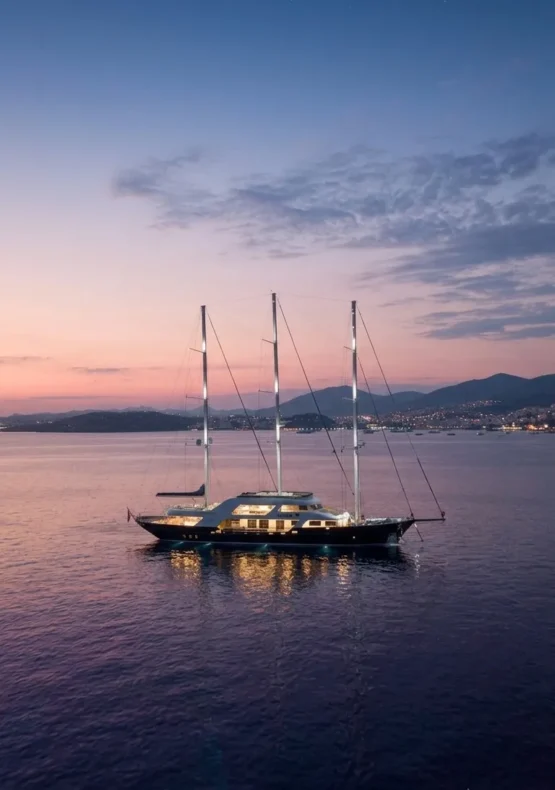 Luxury motorsailer Meira in Bodrum